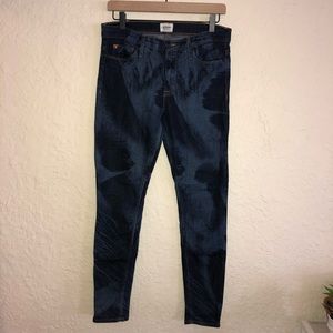 Hudson Jeans Nico Midrise Super Skinny Deno
